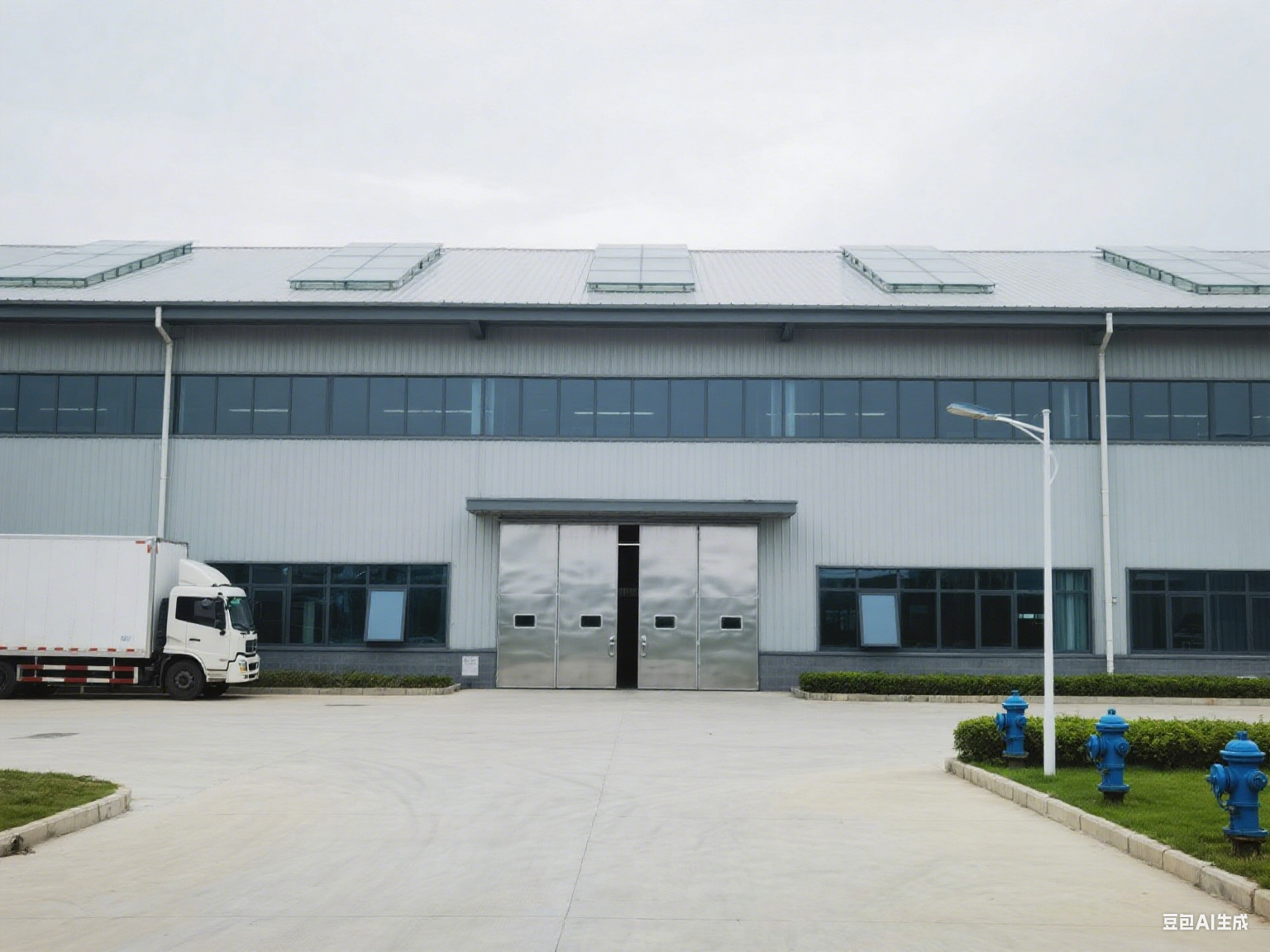 生成公司大门图片